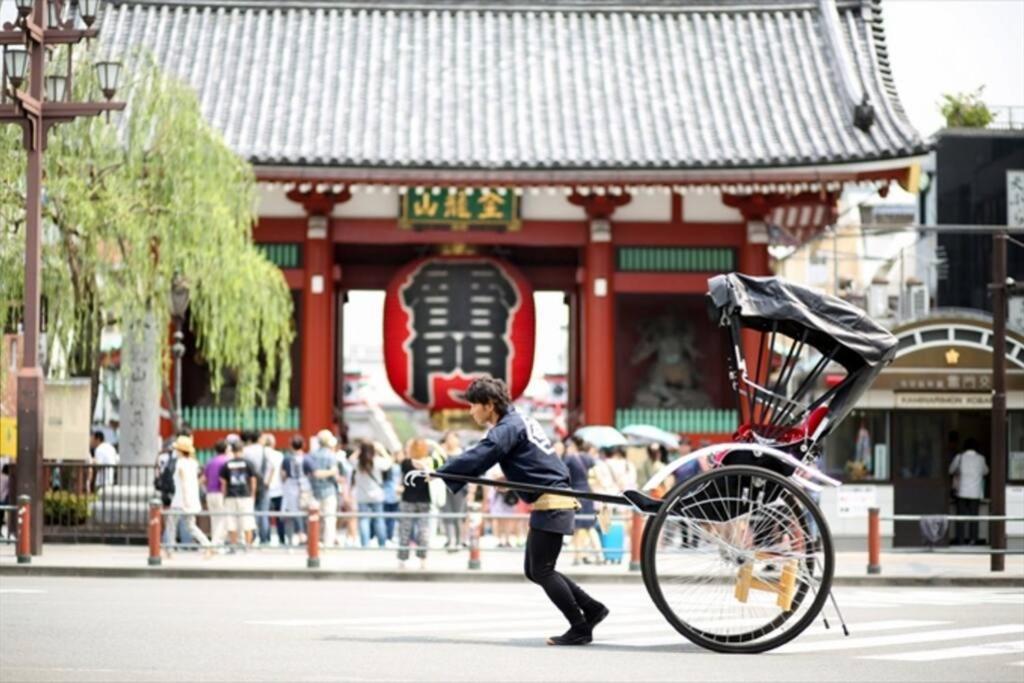 *301 Oshiage Sta 3Mins Walk! Wi-Fi Elevator Lägenhet Tokyo prefektur Exteriör bild