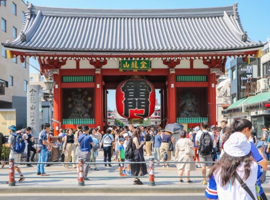 *301 Oshiage Sta 3Mins Walk! Wi-Fi Elevator Lägenhet Tokyo prefektur Exteriör bild